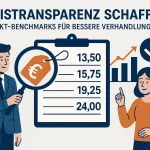 Preistransparenz schaffen: Markt-Benchmarks für bessere Verhandlungen