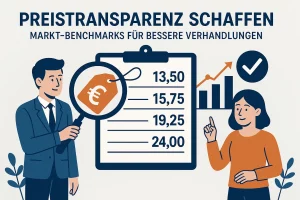 Preistransparenz schaffen: Markt-Benchmarks für bessere Verhandlungen